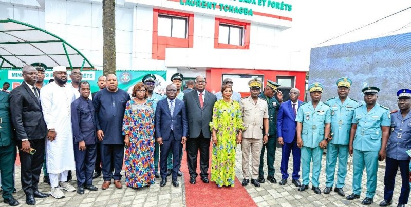 INAUGURATION DE LA CLINIQUE MÉDICALE DES EAUX ET FORÊTS LAURENT TCHAGBA